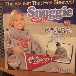 “Snuggie” The Blanket that has Sleeves.